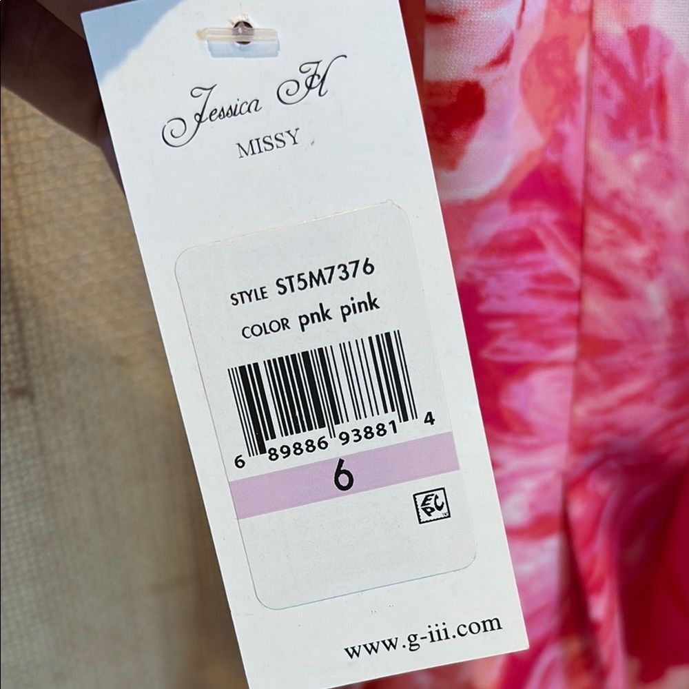 Jessica H. Floral Pink Sleeveless Dress - Picture 7 of 10